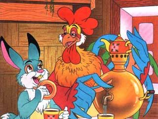 стали они с зайчиком жить-поживать