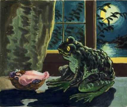 Она лежала в своей колыбельке