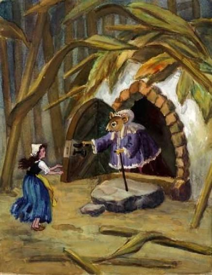 Полевая мышь жила в тепле и довольстве