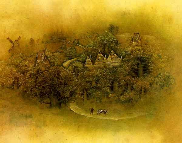 Взял Джек в руки повод и повел корову на базар