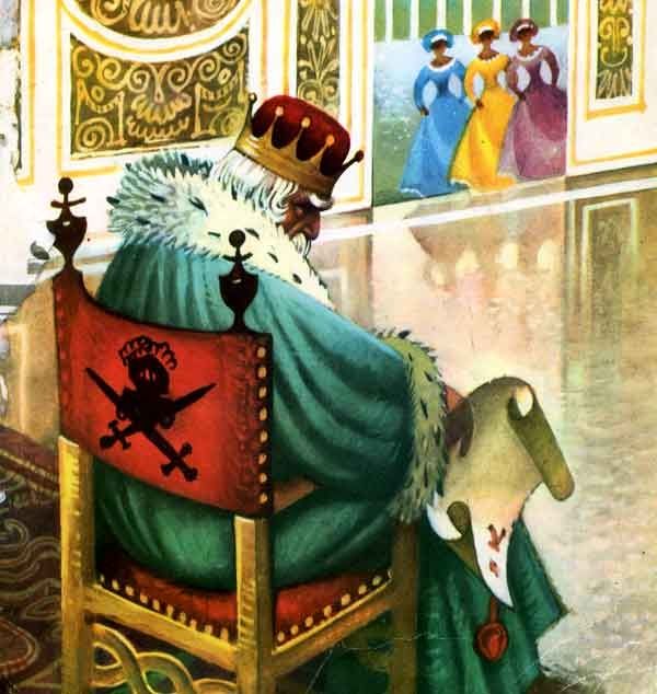 жил король Стефан с тремя дочерями