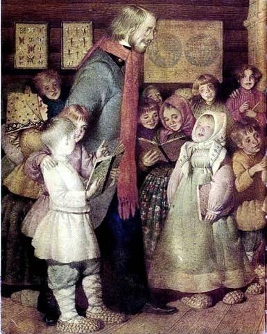 Школа вся была полна ребят