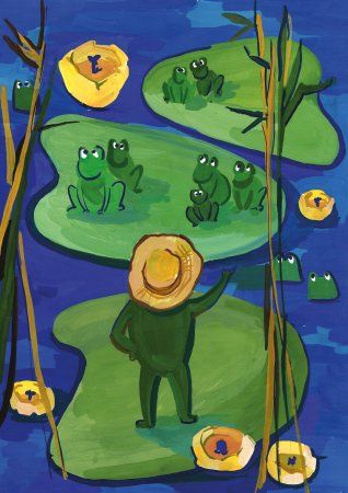 Жила-была на свете лягушка-квакушка