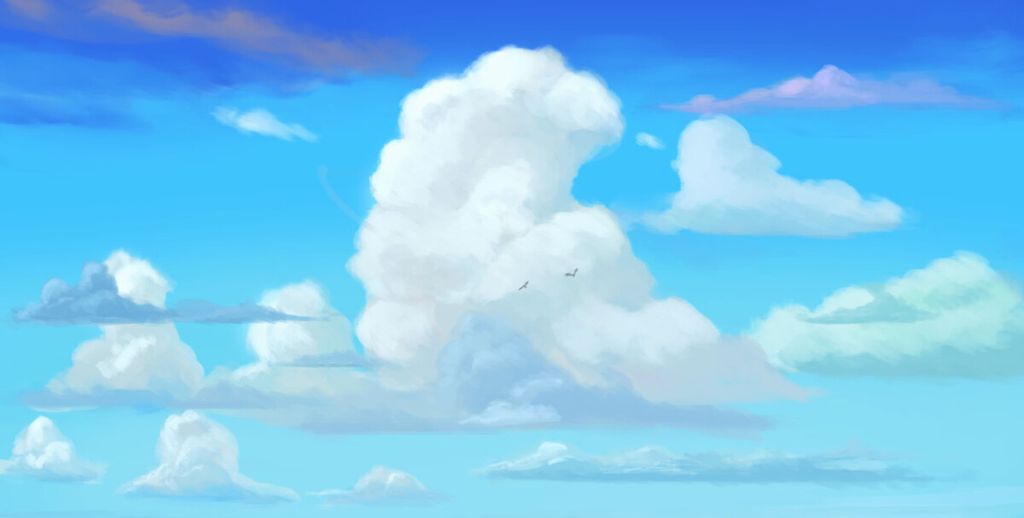 Пушистые большие облака слушать музыку на ночь детям