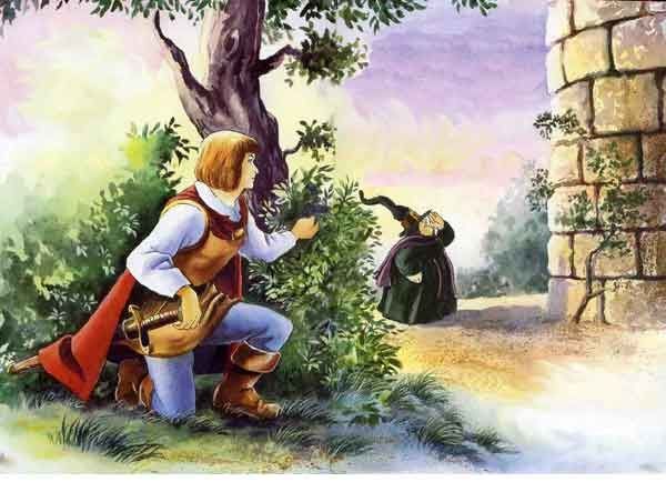 Принц напрасно искал входа в башню