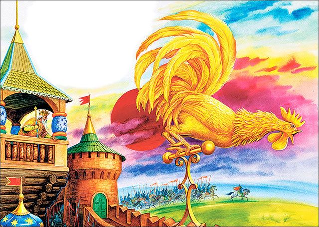 Петушок с высокой спицы