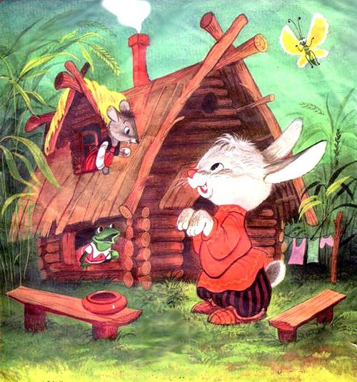 Бежит мимо зайчик-побегайчик