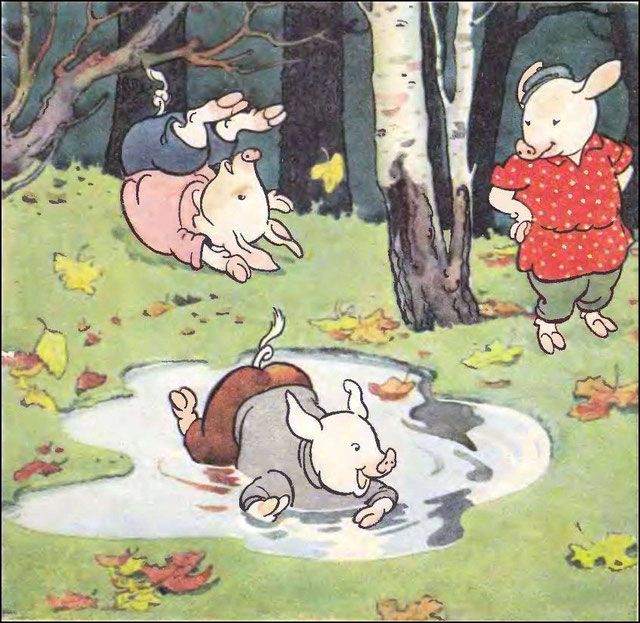 Жили-были на свете три поросёнка