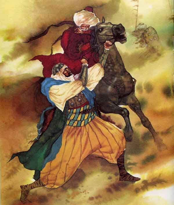 Неожиданно поднялась пыльная буря